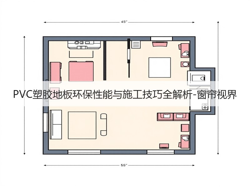 PVC塑胶地板环保性能与施工技巧全解析-窗帘视界