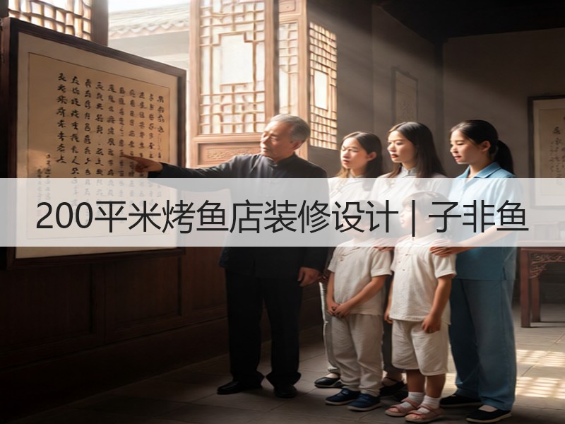 工业风烤鱼餐厅设计：复古材质与记忆空间营造-窗帘视界
