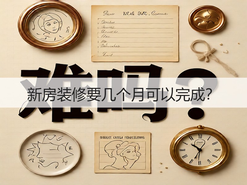 新房装修所需时间关键影响因素解析-窗帘视界