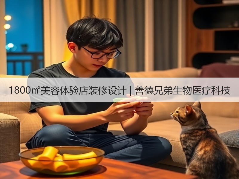1856㎡现代简约办公与美容4S体验店设计-窗帘视界