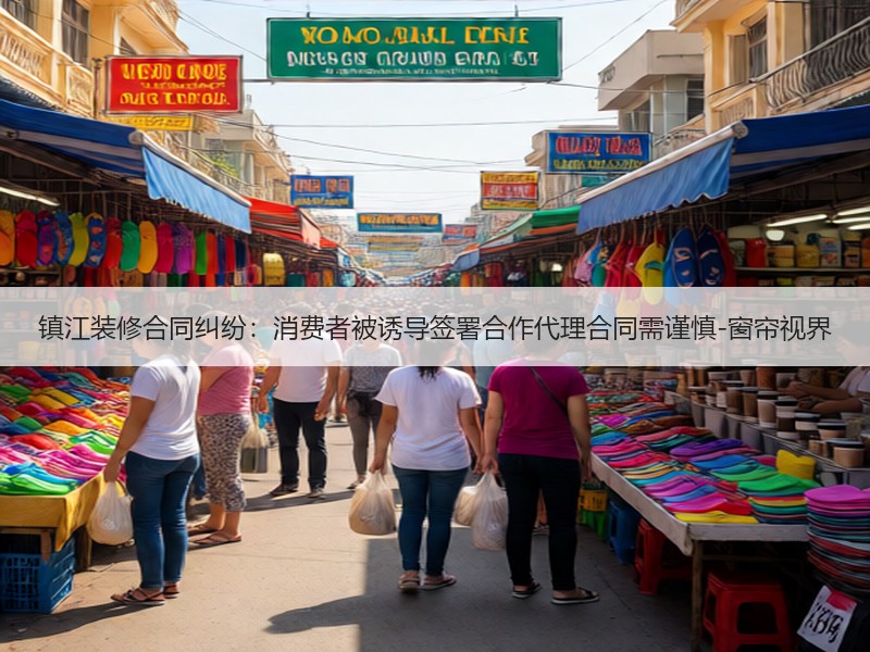 镇江装修合同纠纷：消费者被诱导签署合作代理合同需谨慎-窗帘视界