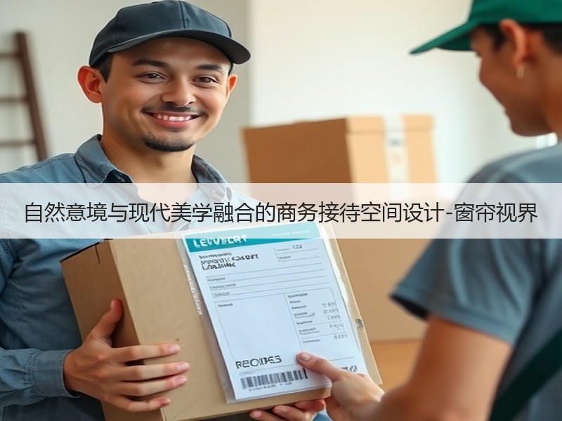 自然意境与现代美学融合的商务接待空间设计-窗帘视界