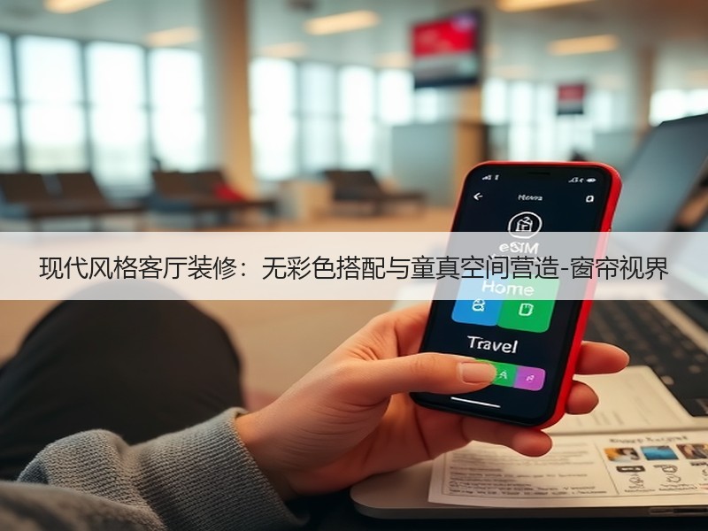 现代风格客厅装修：无彩色搭配与童真空间营造-窗帘视界