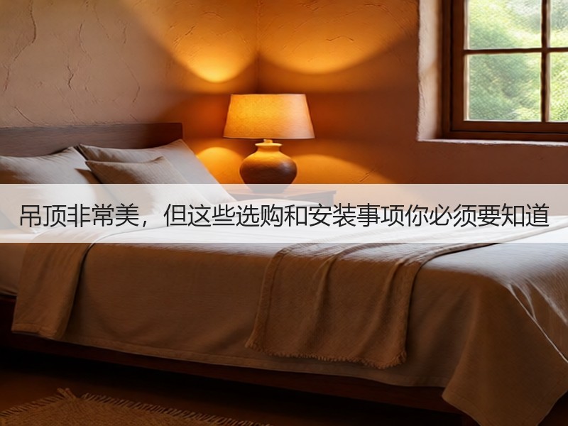 吊顶选购与安装常见误区解析-窗帘视界