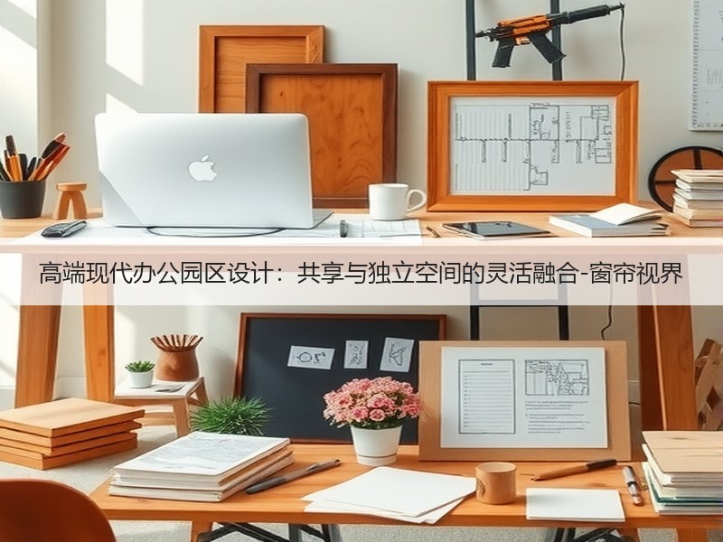 高端现代办公园区设计：共享与独立空间的灵活融合-窗帘视界