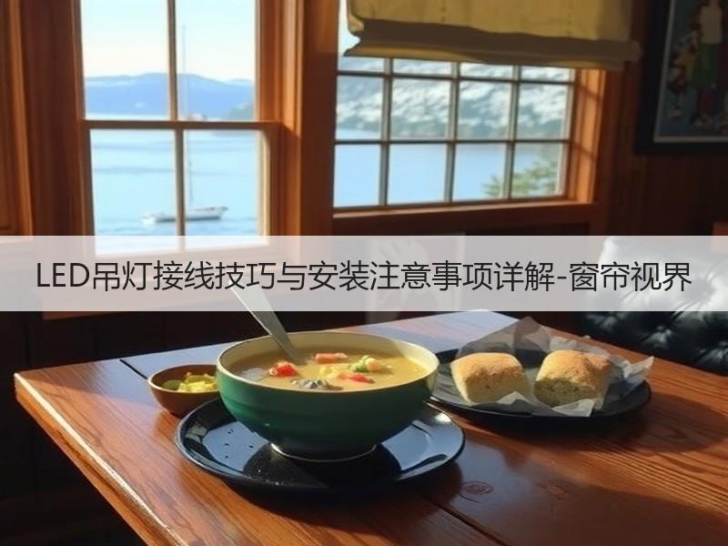 LED吊灯接线技巧与安装注意事项详解-窗帘视界