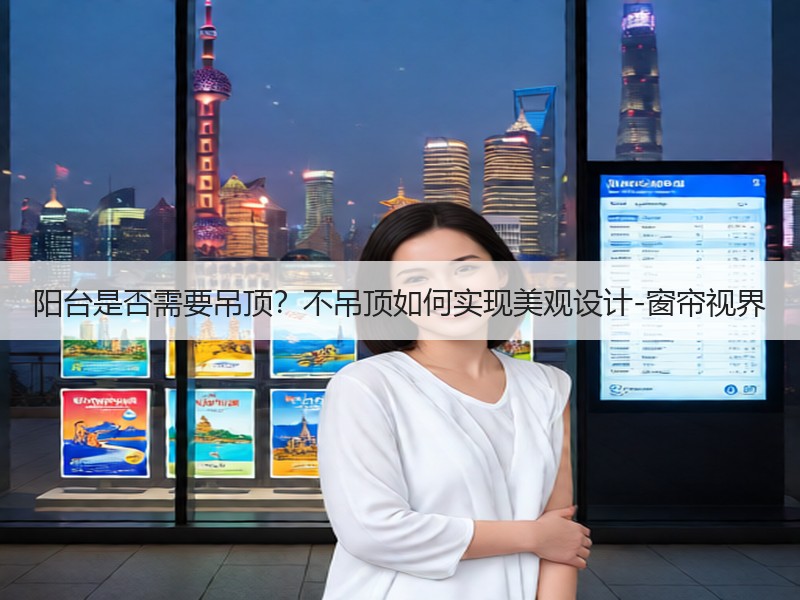 阳台是否需要吊顶？不吊顶如何实现美观设计-窗帘视界