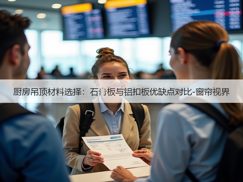 厨房吊顶材料选择：石膏板与铝扣板优缺点对比-窗帘视界